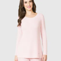 Van Heusen Silver Pink Self Print Top-picture-21