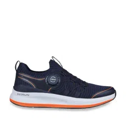 Skechers Men's GO RUN PULSE Navy Orange Running Shoes-picture-36
