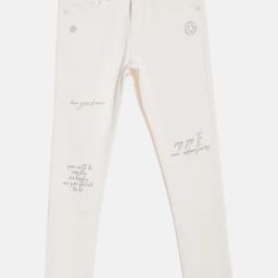 Crimsoune Club Kids Off White Regular Fit Jeans-picture-19