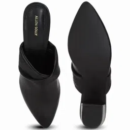 Allen Solly Women's Black Mule Shoes image 3