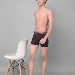 Dollar Bigboss Boys Multicolor Solid Trunks (Pack Of 3) image 4