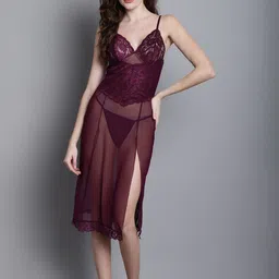 new blue eyes Shoulder Straps Lace Baby Doll-picture-32