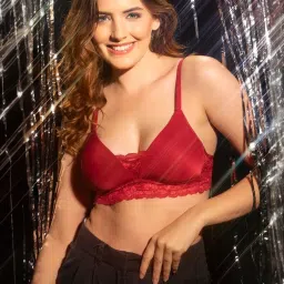 Clovia Purple Half Coverage Non-Wired T-Shirt Bra image 4