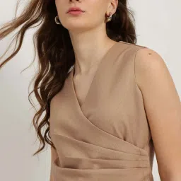 Fablestreet Beige Regular Fit Top image 4