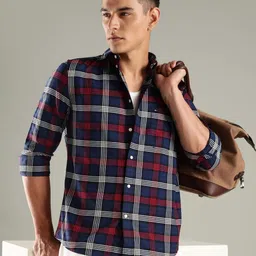 Tommy Hilfiger Men Tartan Checked Button-Down Collar Cotton Casual Shirt-picture-16