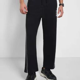 Ajile By Pantaloons Black Loose Fit Trackpants-picture-17