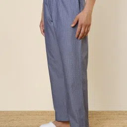 Sleepz by Raymond Dark Grey Cotton Printed Regular Fit Pyjama image 4