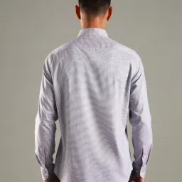 TOMMY HILFIGER Lilac Self Design Regular Fit Shirt image 2