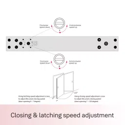 Yale DCR 6003H Door Closer (Concealed) EN Size 3 Silver image 3