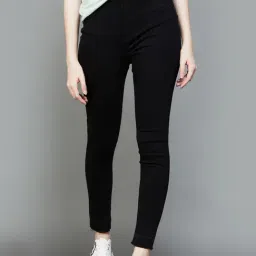 Fame Forever by Lifestyle Black Cotton Mid Rise Jeans-picture-26