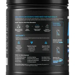 Nutrabay BioAbsorb Whey Protein Powder, Dark Chocolate Flavour Patented ProDiFi Blend - 500g image 3