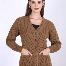 TRUDO Women Woollen Cardigan-image-46