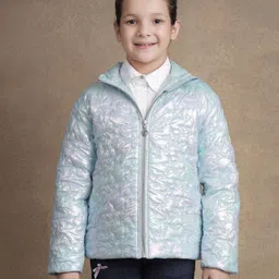 One Friday Full Sleeves Stars Designed Bomber Jacket - Blue-picture-17