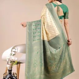 Astita Silk Blend Banarasi Saree image 4