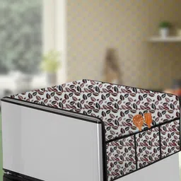 The Furnishing Tree Grey Printed Refrigerator Cover-picture-15