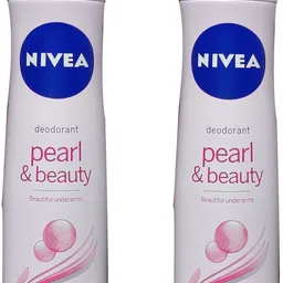 nivea PEARL & BEAUTY (PACK OF 2) Deodorant Spray - For Women image 1