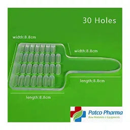 Patco Pharma 300 g Clear Capsule Counter Count Board, PEC-V-T-315 image 2