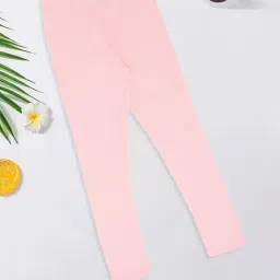 Pantaloons Junior Girls Crystal Rose Textured Thermal Pants-picture-35