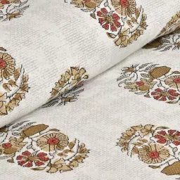 JaipurFabric Mustard 180 TC 100% Cotton Double Bedsheet with 2 Pillow Covers image 4