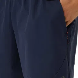 Asics Navy Regular Fit Sports Shorts image 4