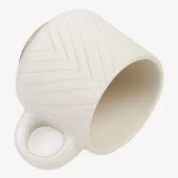 Fabindia Home Ivory Ceramic Anay Tea Cup (180ml) image 4