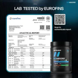 Nutrabay BioAbsorb Whey Protein Powder, Dark Chocolate Flavour Patented ProDiFi Blend - 500g image 5