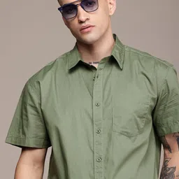 The Roadster Life Co. Pure Cotton Relaxed Fit Casual Shirt image 1