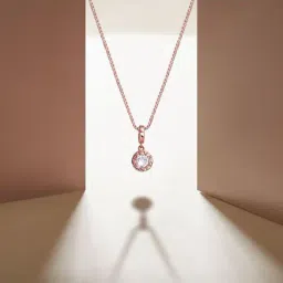 GIVA 92.5 Sterling Silver Pendant with Box Chain for Women-picture-22