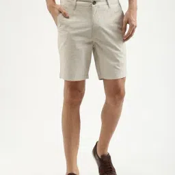 United Colors of Benetton Light Beige Slim Fit Shorts-picture-27