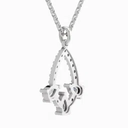 Sparkles 14k (585) White Gold Lab Grown Diamond Pendant image 4