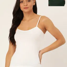 Lady Lyka Multicolor Cotton Camisole (Pack Of 2) image 2