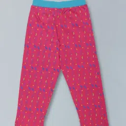 Kiddopanti Kids Pink Printed Pyjamas image 2