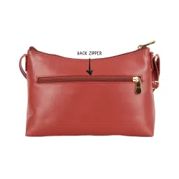 Baggit Red Geometric Small Cross Body Bag image 4