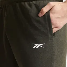 Reebok Green Regular Fit Solid Track Pants image 5