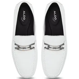 Aldo Men's White Casual Loafers image 4