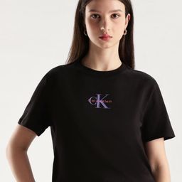 Calvin Klein Jeans Women Brand Logo Printed T-shirt-picture-46