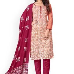 SAINOOR Printed Pure Cotton Unstitched Dress Material-picture-20