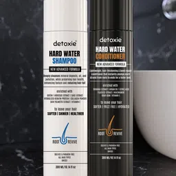 Detoxie Set Of 2 Hard Water Shampoo & Conditioner - 300 ml Each image 4