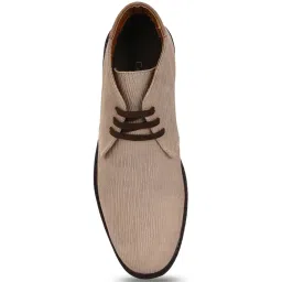 Carlo Romano Men's Beige Chukka Boots image 4