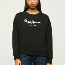 Pepe Jeans Black Cotton Printed Sweatshirt-picture-22