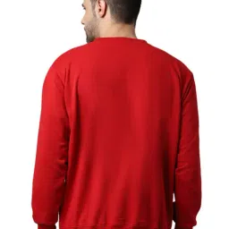 Vimal Jonney Red & Pink Regular Fit Printed Sweatshirts - Pack of 2 image 3