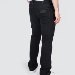Wrangler Black Slim Fit Solid Jeans image 2