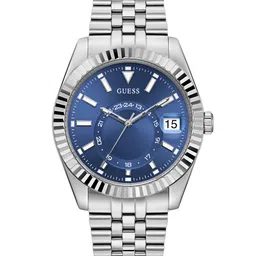 GUESS Men Round Dial & Wrap Around Straps Analogue Watch 50 m Water Resistance-image-15