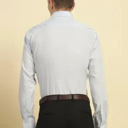 Cantabil Blue Regular Fit Solid Formal Shirt image 2