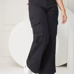 Mizuki Girls Black Solid Jeans-picture-38