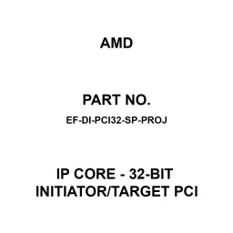 AMD IP Core - 32-bit Initiator/Target PCI for Spartan-3/3A/6, Spartan-II/IIE, EF-DI-PCI32-SP-PROJ-picture-18