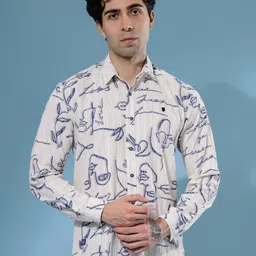 Albion By CnM Men Comfort Opaque Casual Shirt-image-64