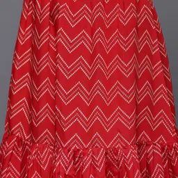 Libas Women Bandhani Yoke Design Regular Kurta with Skirt & With Dupatta image 3