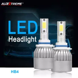 AllExtreme EXC6006 LED Headlight Halogen Bulb for Car - White (Set of 2 PCS) image 2