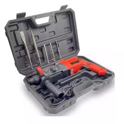Hillgrove 1200W 26mm Red Hammer Drill Machine with 5 Bits & Carry Case, HG0085-picture-46